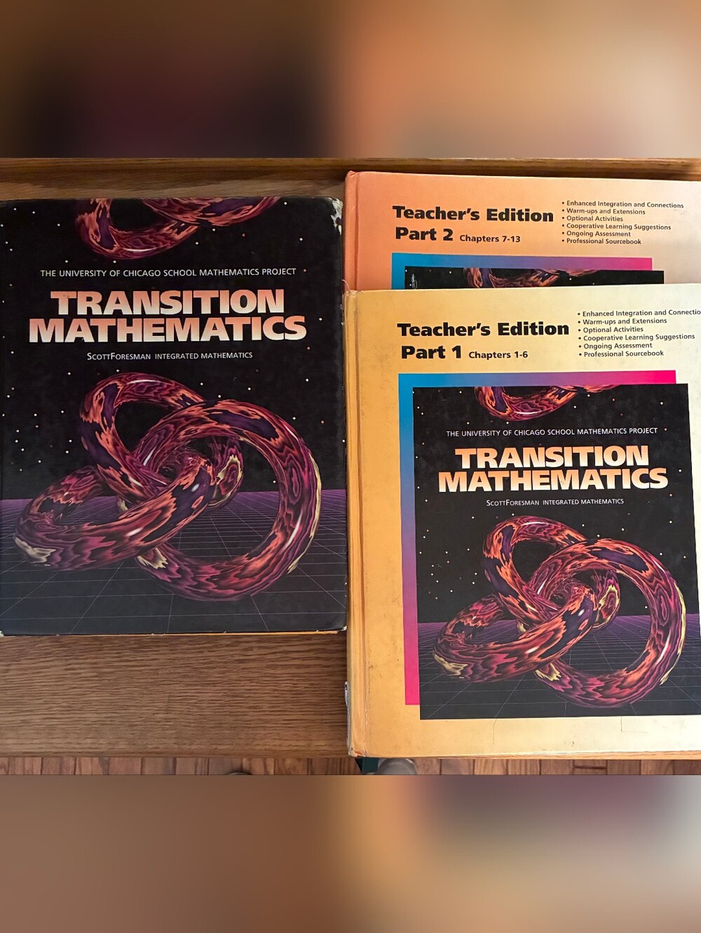 Transition Mathematics Pre-Algebta Teacher's Edition And Student Textbooks